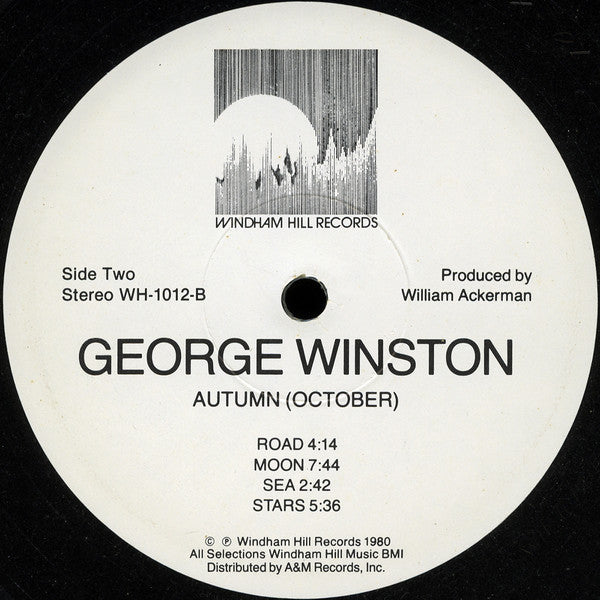 George Winston : Autumn (Piano Solos) (LP, Album, RE)