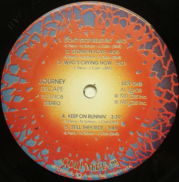 Journey : Escape (LP, Album, Pit)