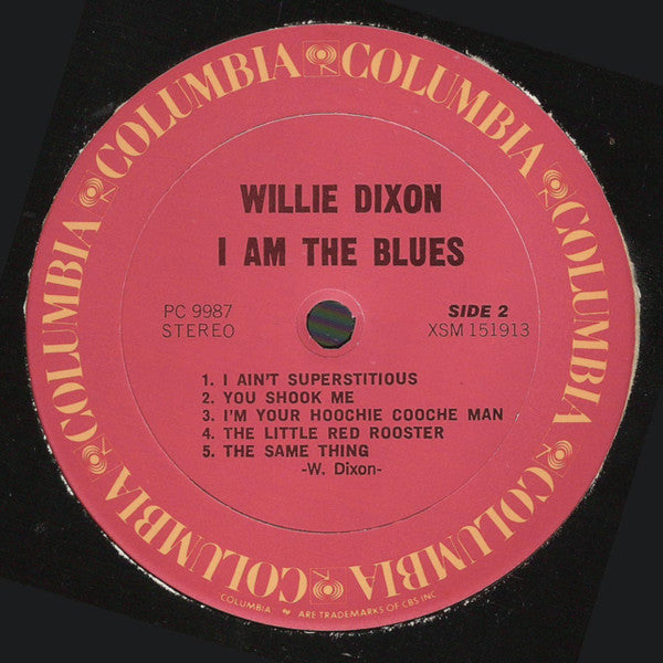 Willie Dixon : I Am The Blues (LP, Album, RE, Car)