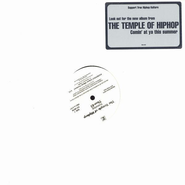 The Temple Of Hiphop Featuring Thor-El : Patiently (12", Promo)