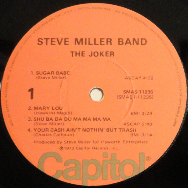 Steve Miller Band : The Joker (LP, Album, RP, Los)