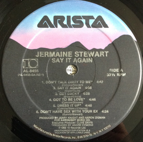 Jermaine Stewart : Say It Again (LP, Album)