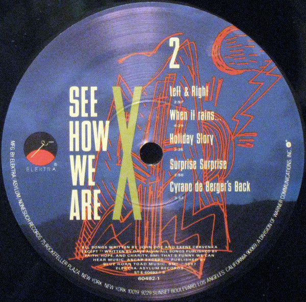 X (5) : See How We Are (LP, Album, Spe)