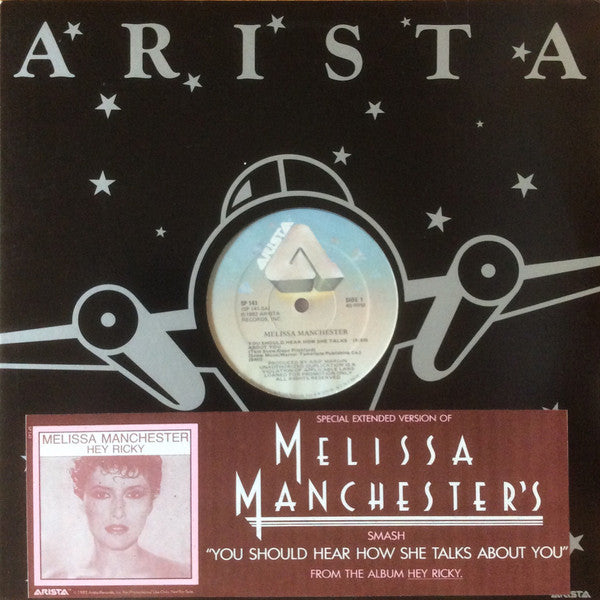 Melissa Manchester : You Should Hear How She Talks About You (12", Promo)