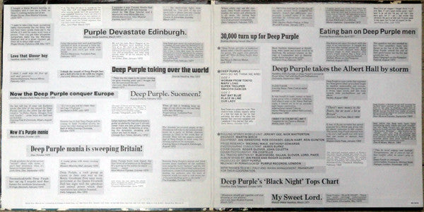 Deep Purple : Who Do We Think We Are! (LP, Album, RE)