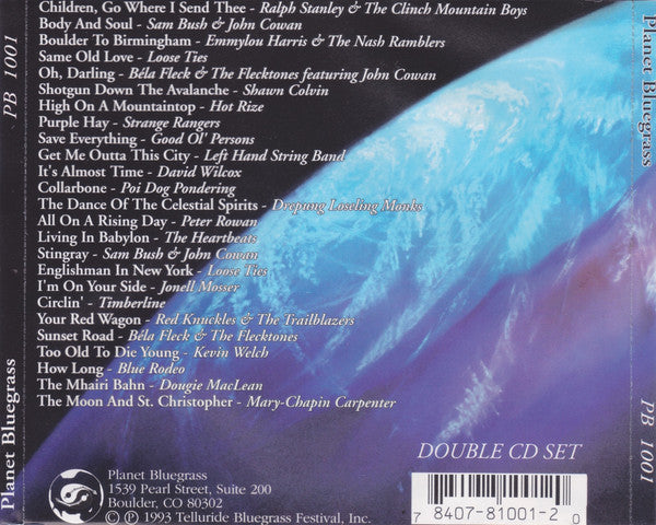 Various : The 1992 Telluride Bluegrass Festival (Incredibly Live) (2xCD)