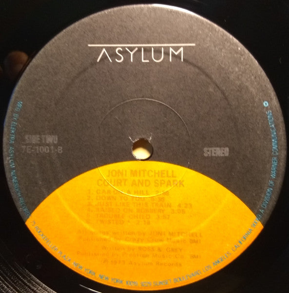 Joni Mitchell : Court And Spark (LP, Album, RE)