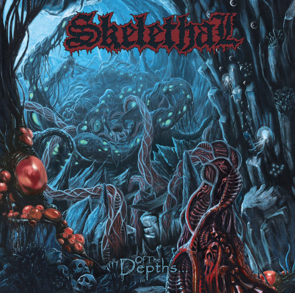 Skelethal : Of The Depths... (LP, Album, Ltd, RP, Red)