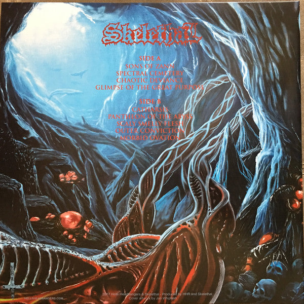 Skelethal : Of The Depths... (LP, Album, Ltd, RP, Red)