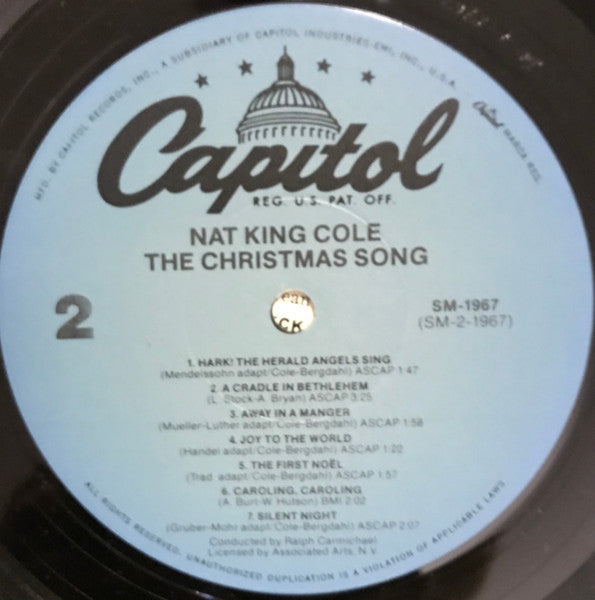 Nat King Cole : The Christmas Song (LP, Album, RE, Blu)