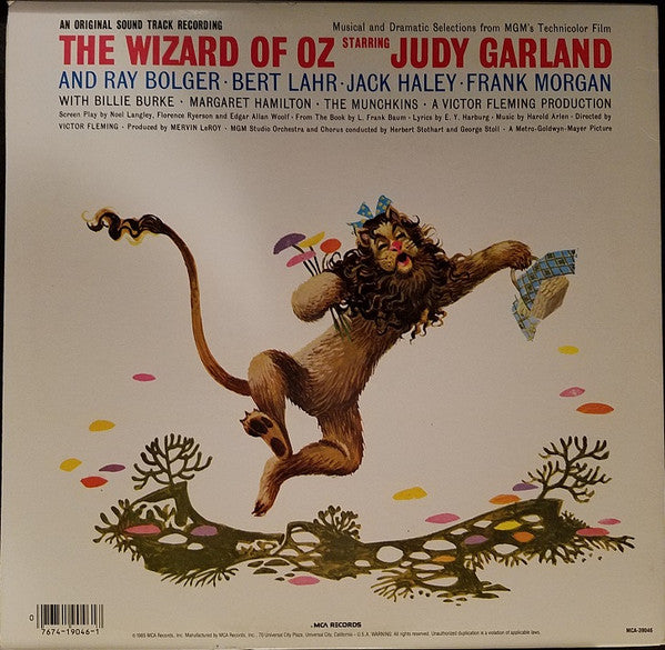 MGM Studio Orchestra : The Wizard Of Oz (LP)