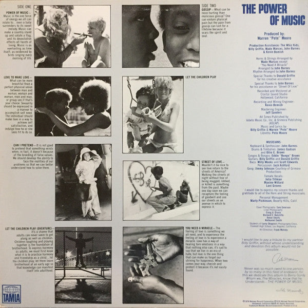 The Miracles : The Power Of Music (LP, Album)