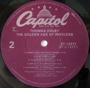 Thomas Dolby : The Golden Age Of Wireless (LP, Album, RE, Jac)