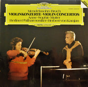 Mendelssohn* • Bruch* - Anne-Sophie Mutter, Berliner Philharmoniker • Herbert von Karajan : Violinkonzerte (LP)