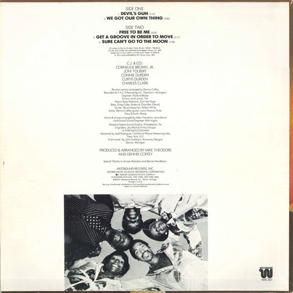 C.J. & Co.* : Devil's Gun (LP, Album, PR )