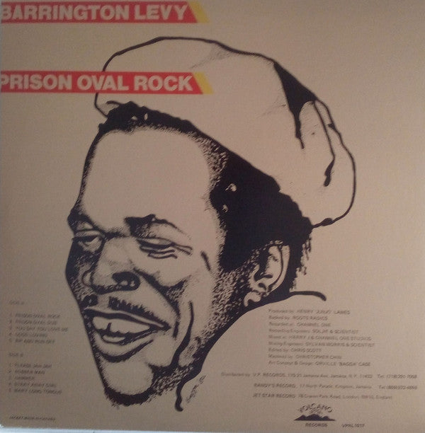 Barrington Levy : Prison Oval Rock (LP, Album, RE, RP)