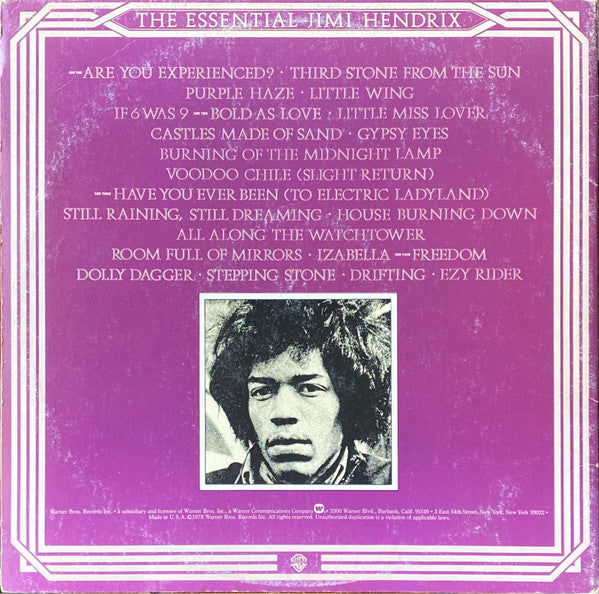 Jimi Hendrix : The Essential Jimi Hendrix (2xLP, Comp, Win)