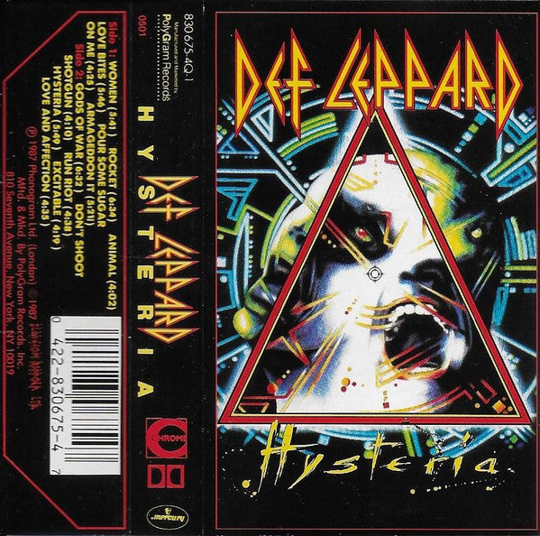 Def Leppard : Hysteria (Cass, Album, 35,)