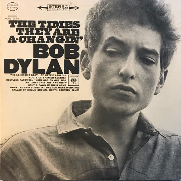 Bob Dylan : The Times They Are A-Changin' (LP, Album, RP, San)
