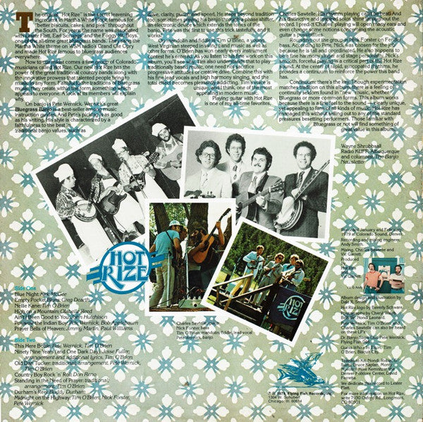 Hot Rize : Hot Rize (LP, Album, RE)