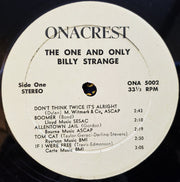 Billy Strange : The One And Only (LP, Comp, RE)
