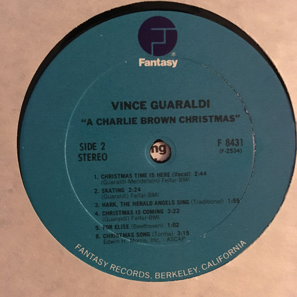 Vince Guaraldi : A Charlie Brown Christmas (LP, Album, RE)