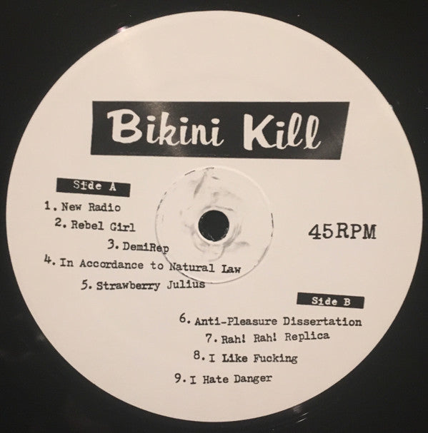 Bikini Kill : The Singles (12", Comp, RE)