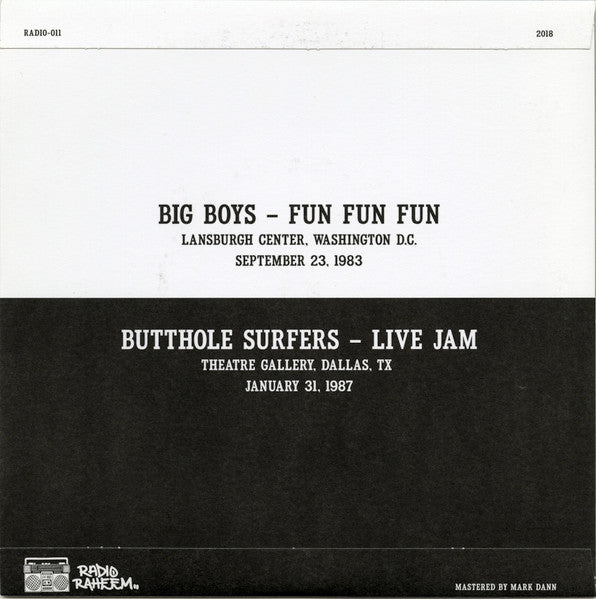 Big Boys (2) / Butthole Surfers : Tri-X Noise (7", Ltd, S/Edition)