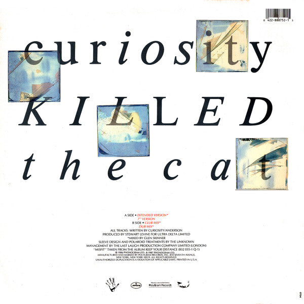 Curiosity Killed The Cat : Misfit (12", 16)