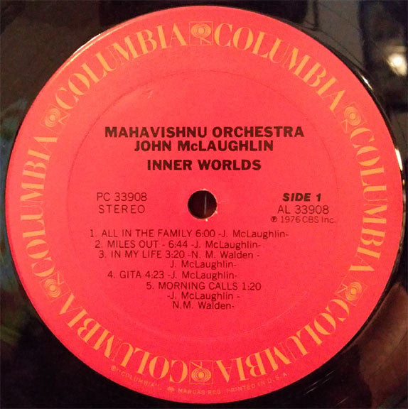 Mahavishnu Orchestra / John McLaughlin : Inner Worlds (LP, Album, Ter)
