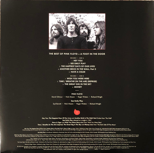 Pink Floyd : A Foot In The Door (The Best Of Pink Floyd) (2xLP, Comp, RM, 180)