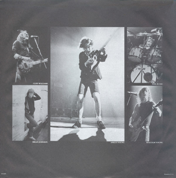AC/DC : Back In Black (LP, Album, RE, All)