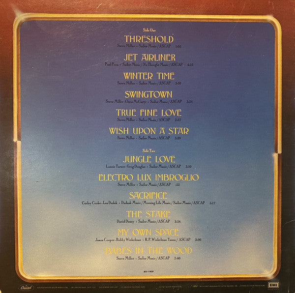 The Steve Miller Band* : Book Of Dreams (LP, Album, Los)