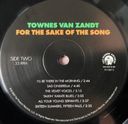 Townes Van Zandt : For The Sake Of The Song (LP, Album, Club, RE, RM, 180)