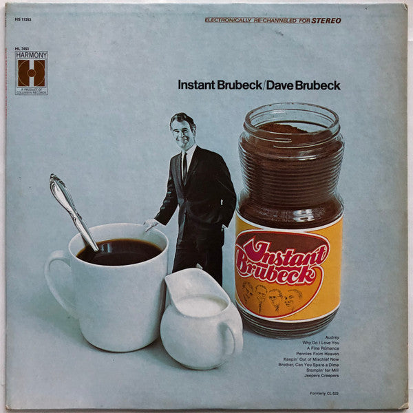 Dave Brubeck : Instant Brubeck (LP, Album, RE)