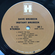 Dave Brubeck : Instant Brubeck (LP, Album, RE)