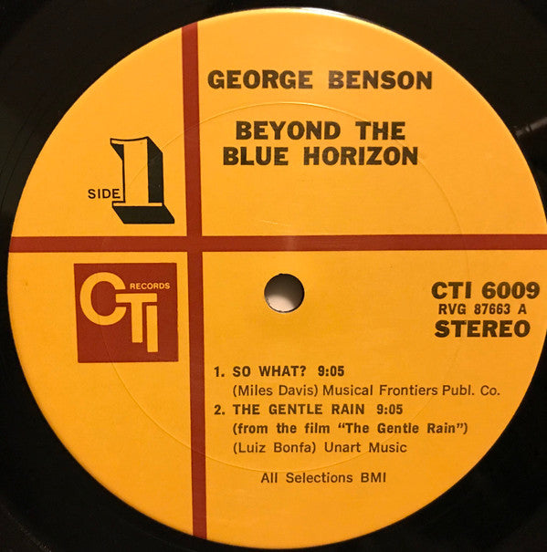 George Benson : Beyond The Blue Horizon (LP, Album, Gat)