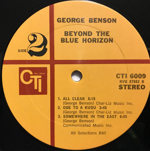George Benson : Beyond The Blue Horizon (LP, Album, Gat)