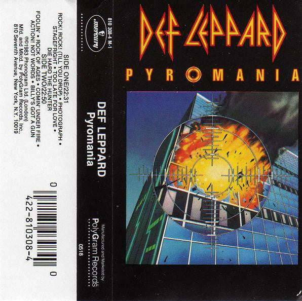Def Leppard : Pyromania (Cass, Album)