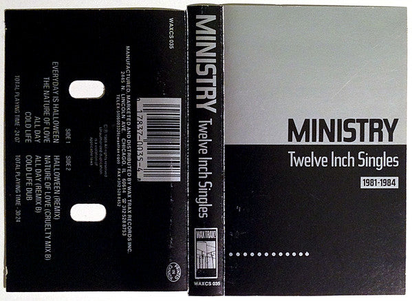 Ministry : Twelve Inch Singles (1981-1984) (Cass, Comp)