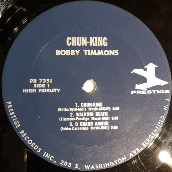 Bobby Timmons : Chun-King (LP, Album, Mono)