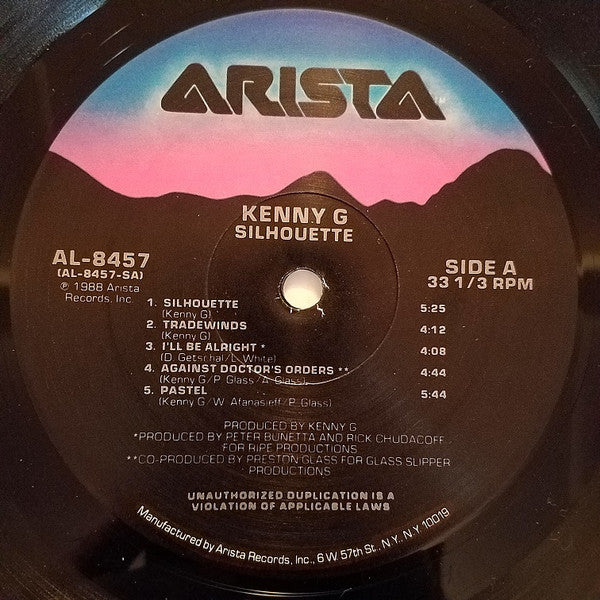 Kenny G (2) : Silhouette (LP, Album, All)