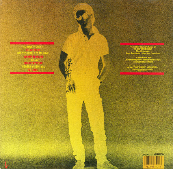 Kenny G (2) : G Force (LP, Album, Ind)