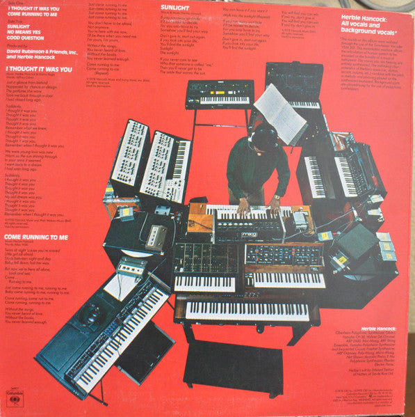 Herbie Hancock : Sunlight (LP, Album, San)