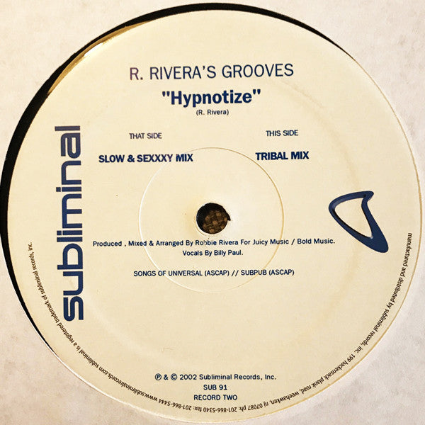 Robbie Rivera : Hypnotize (2x12")