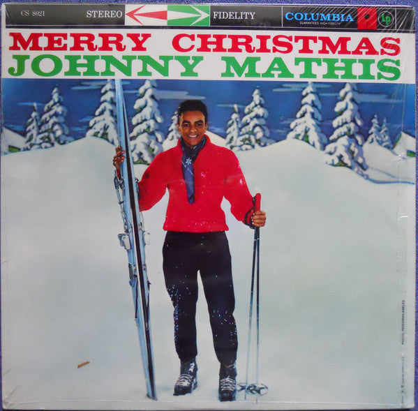 Johnny Mathis : Merry Christmas (LP, Album, RE, Pit)