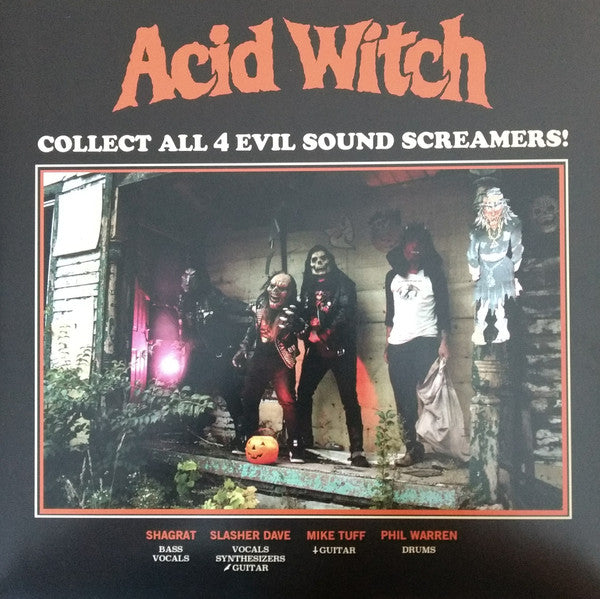 Acid Witch : Evil Sound Screamers (LP, Album, Yel)