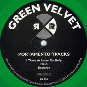Green Velvet : Portamento Tracks (12", Gre)