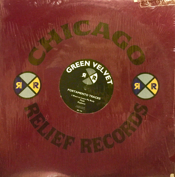 Green Velvet : Portamento Tracks (12", Gre)