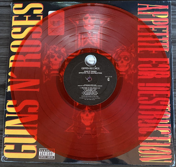 Guns N' Roses : Appetite For Destruction (LP, Album, Ltd, RE, Red)